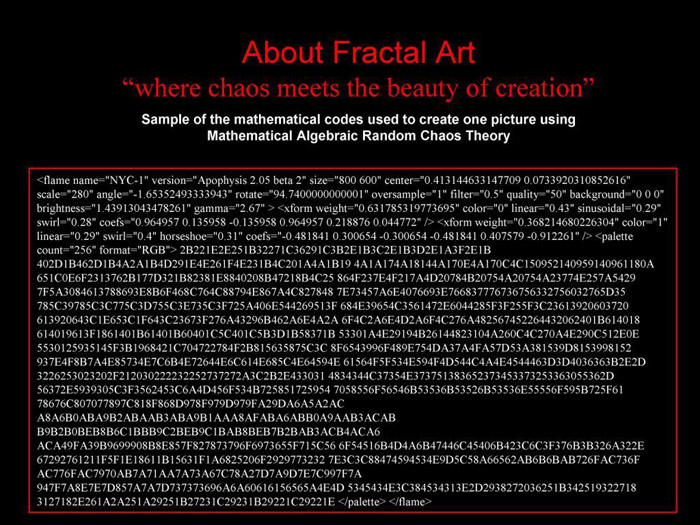 About Fractal Art